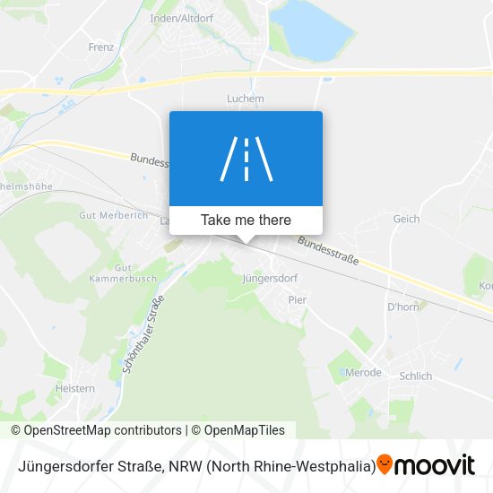 Jüngersdorfer Straße map