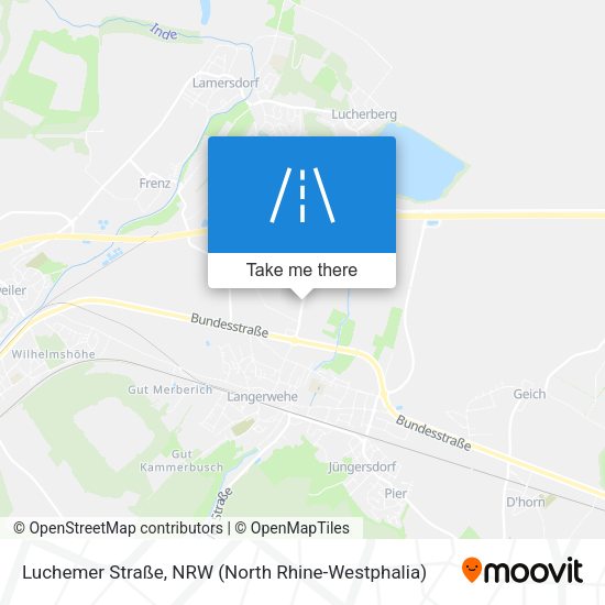 Luchemer Straße map