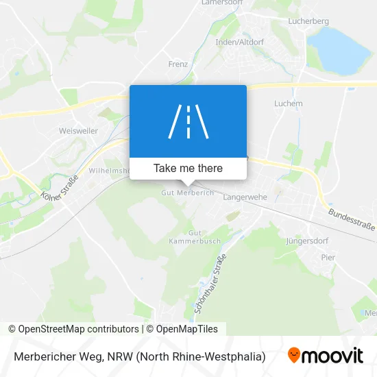 Карта Merbericher Weg