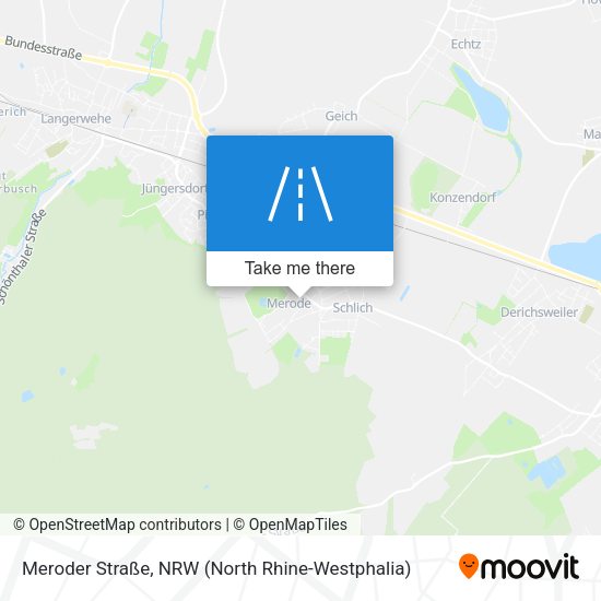 Meroder Straße map