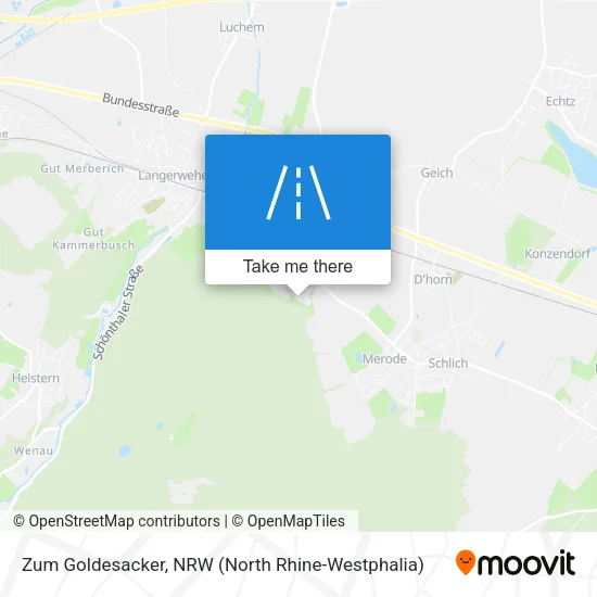 Карта Zum Goldesacker