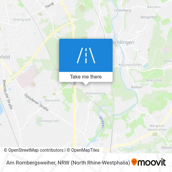 Am Rombergsweiher map