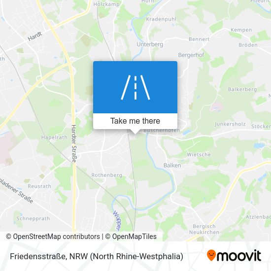 Friedensstraße map
