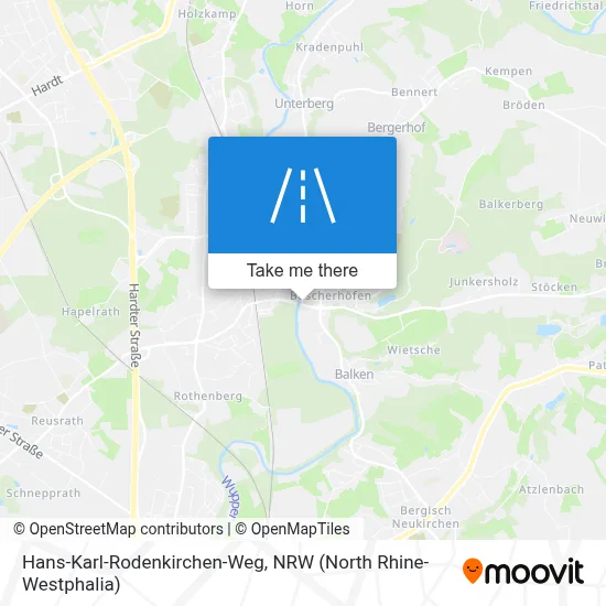 Hans-Karl-Rodenkirchen-Weg map