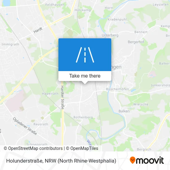 Holunderstraße map