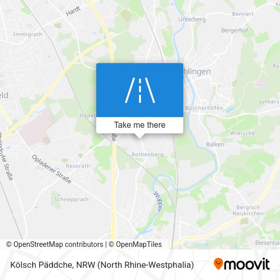 Kölsch Päddche map