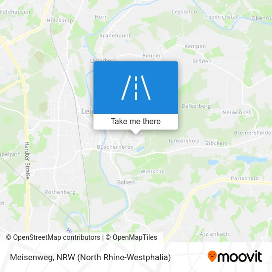 Meisenweg map