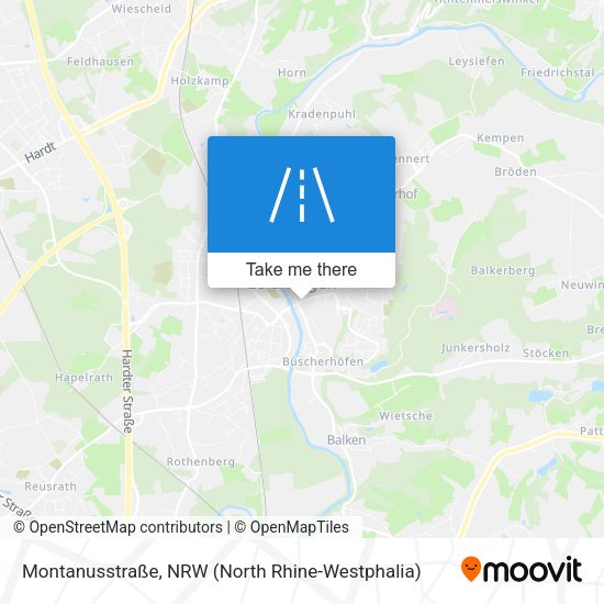 Montanusstraße map