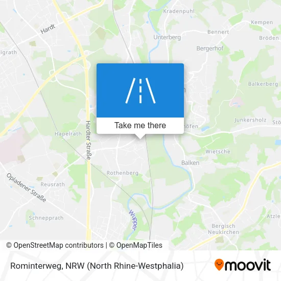 Карта Rominterweg