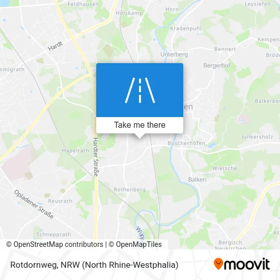 Rotdornweg map