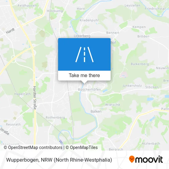 Карта Wupperbogen