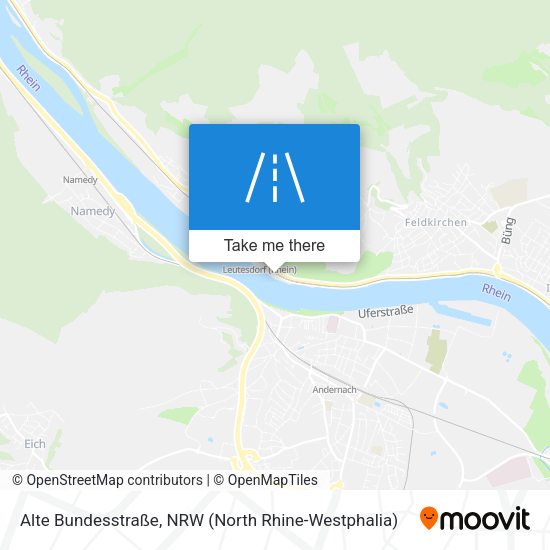Alte Bundesstraße map