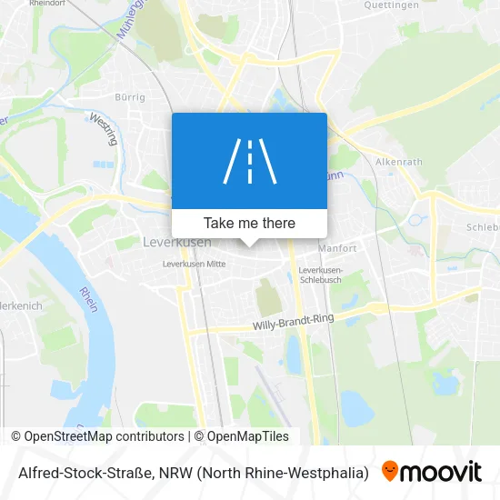 Карта Alfred-Stock-Straße