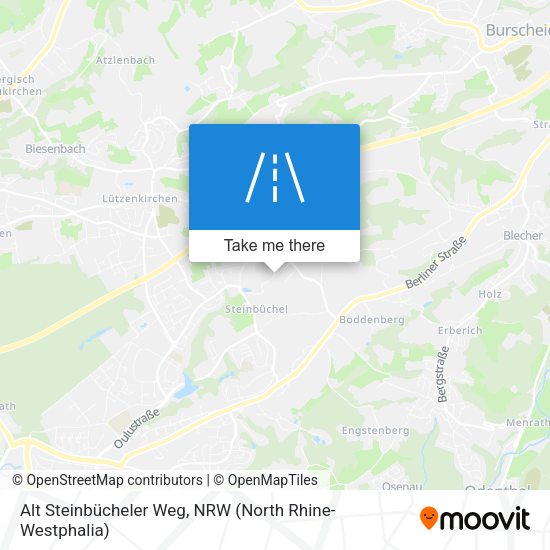 Alt Steinbücheler Weg map