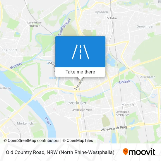 Alte Landstraße map