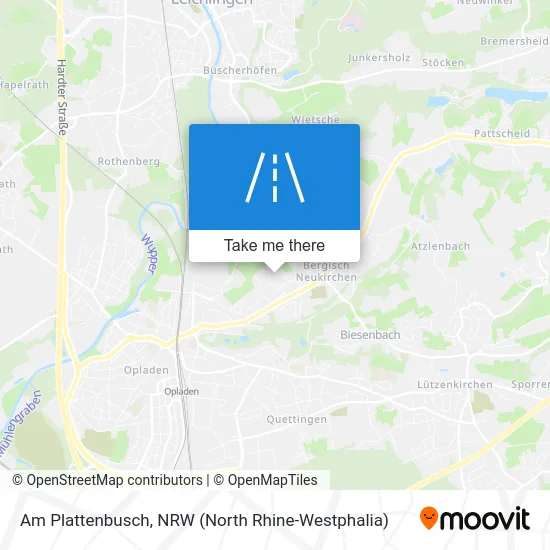 Am Plattenbusch map