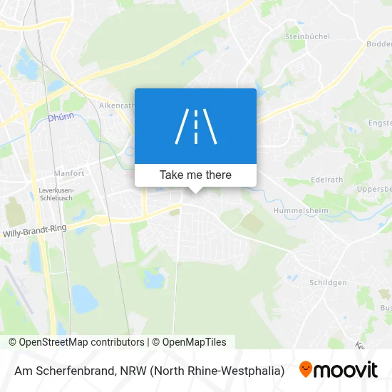 Am Scherfenbrand map