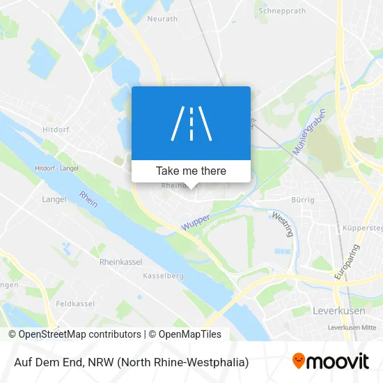 Карта Auf Dem End