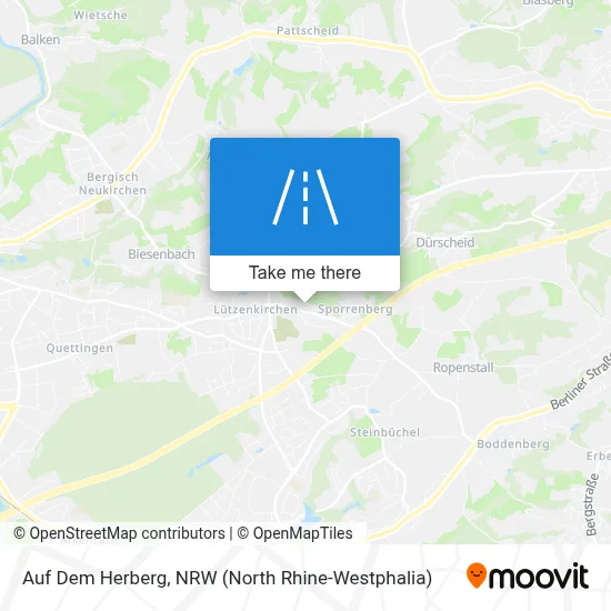 Auf Dem Herberg map