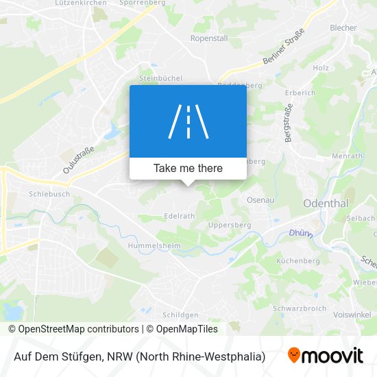 Auf Dem Stüfgen map