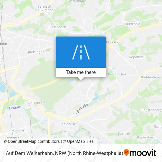 Карта Auf Dem Weiherhahn