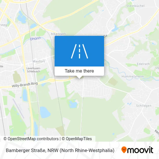 Bamberger Straße map