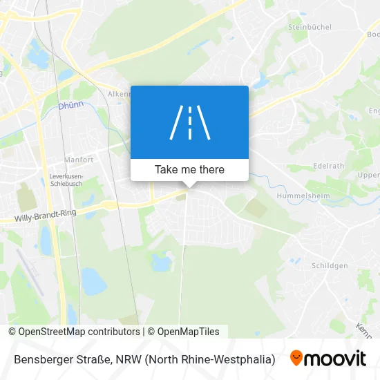Bensberger Straße map