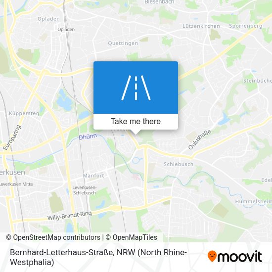 Bernhard-Letterhaus-Straße map