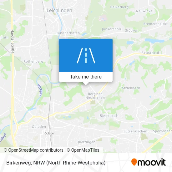 Карта Birkenweg
