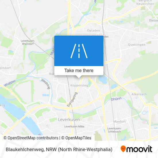 Blaukehlchenweg map