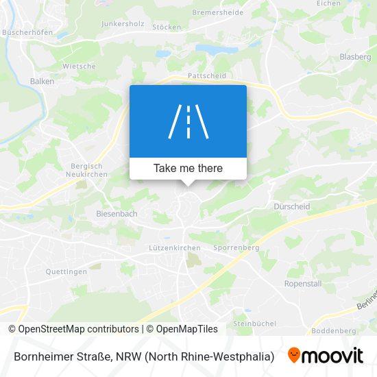 Bornheimer Straße map