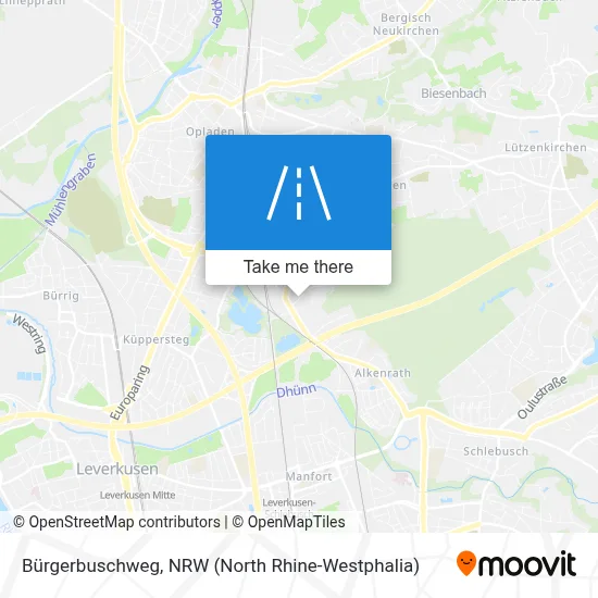 Bürgerbuschweg map