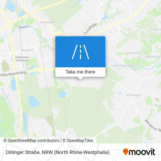 Dillinger Straße map