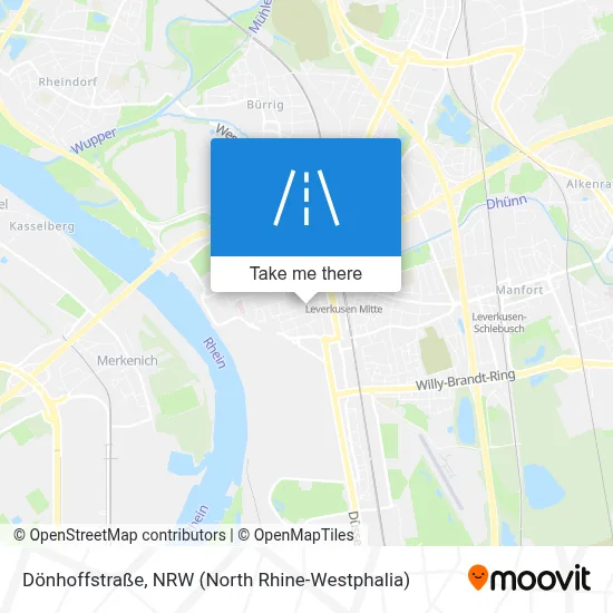 Dönhoffstraße map