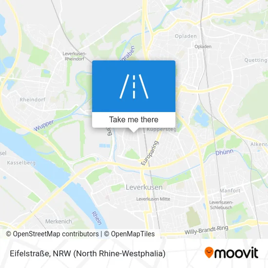 Карта Eifelstraße