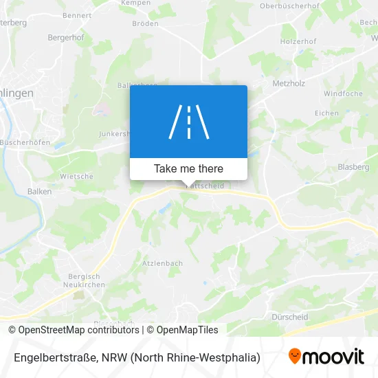 Карта Engelbertstraße