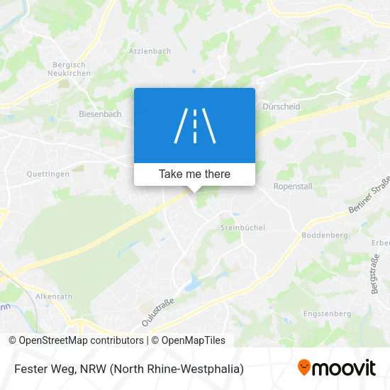 Карта Fester Weg