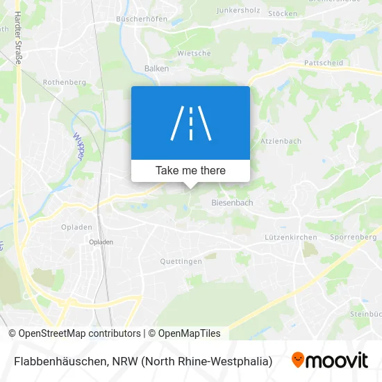 Flabbenhäuschen map