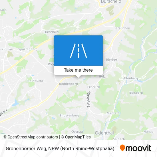 Карта Gronenborner Weg