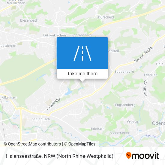 Halenseestraße map