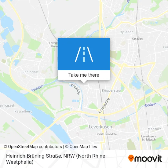 Карта Heinrich-Brüning-Straße