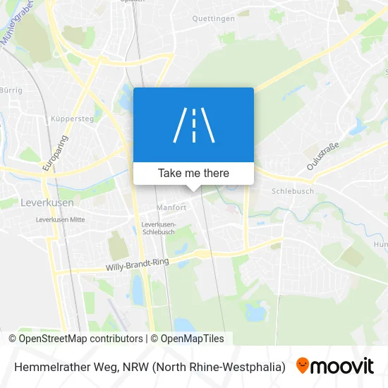 Hemmelrather Weg map