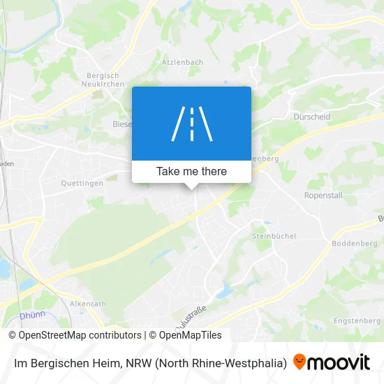 Im Bergischen Heim map