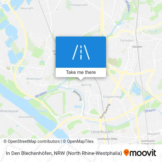 Карта In Den Blechenhöfen