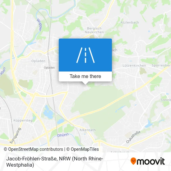 Карта Jacob-Fröhlen-Straße