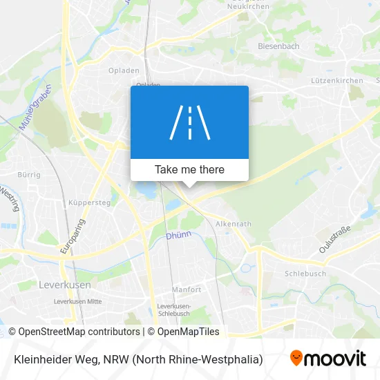 Kleinheider Weg map