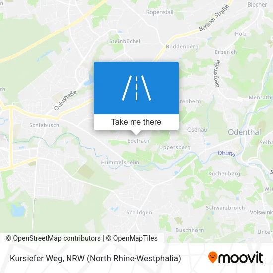 Карта Kursiefer Weg