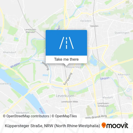 Küppersteger Straße map