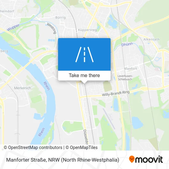 Manforter Straße map