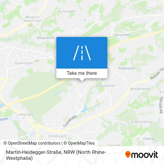Martin-Heidegger-Straße map